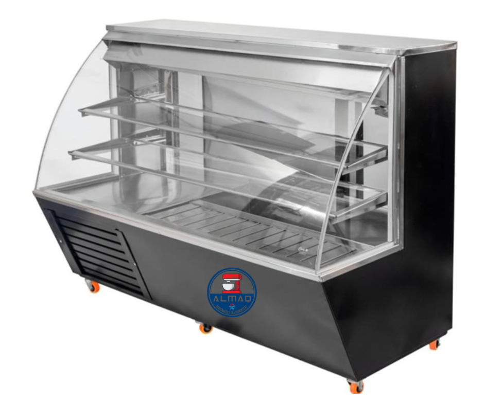 Vitrina Pastelera 1.2 Mt con Bodega Deshielo Automatico