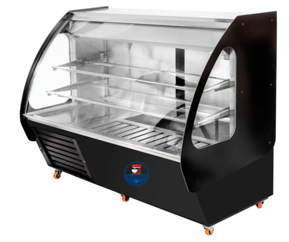 Vitrina Pastelera 1.2 MT Frio Estatico Con Bodega